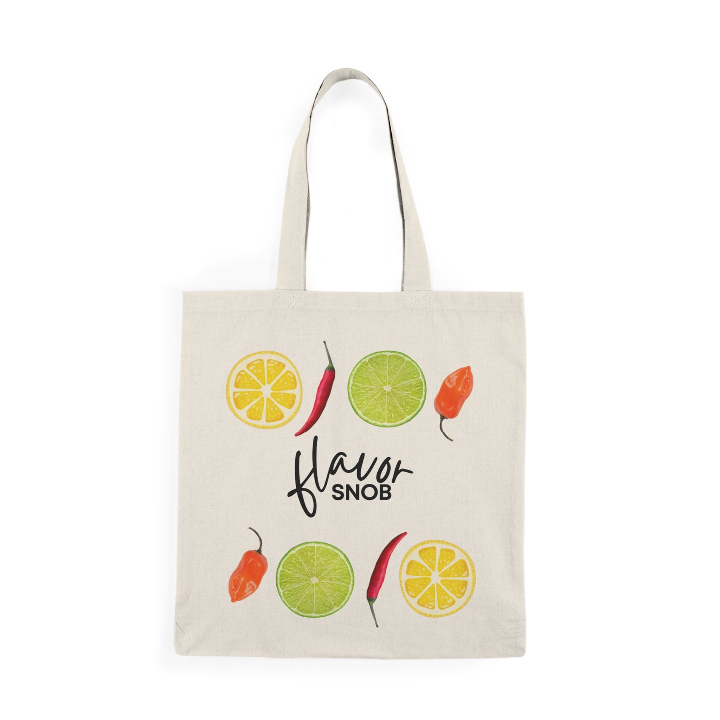 Tote Bag: Flavor Snob - Only the Best Ingredients, Designs, Life